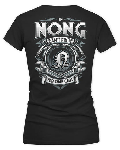 NONG AP81-K4-626 - Personalized Ahmed Quote Apparel “If Ahmed Can't Fix It, No One Can” - Women's V-Neck T-Shirt - Black
