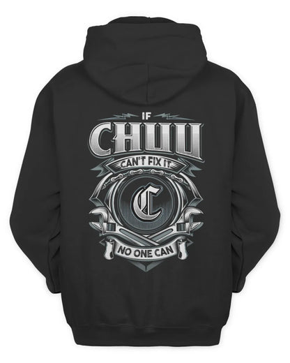 CHUU AP81-K4-626 - Personalized Ahmed Quote Apparel “If Ahmed Can't Fix It, No One Can” - Unisex Hoodie - Black