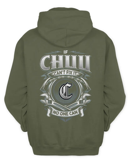 CHUU AP81-K4-626 - Personalized Ahmed Quote Apparel “If Ahmed Can't Fix It, No One Can” - Unisex Hoodie - Military Green