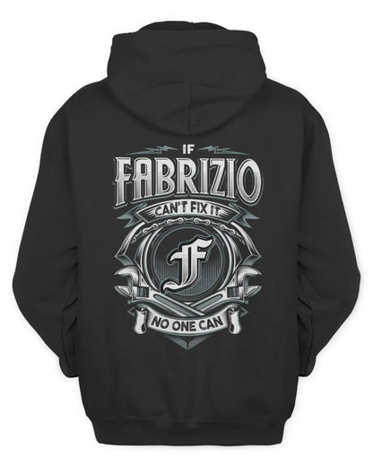 FABRIZIO AP81-K4-626 - Personalized Ahmed Quote Apparel “If Ahmed Can't Fix It, No One Can” - Unisex Hoodie - Black