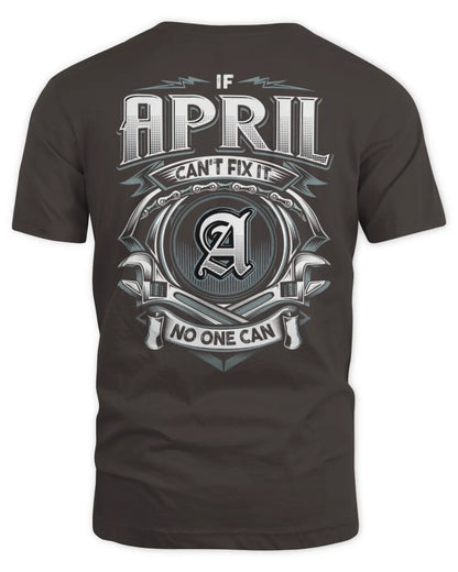 APRIL AP81-K4-626 - Personalized Ahmed Quote Apparel “If Ahmed Can't Fix It, No One Can” - Unisex Standard T-Shirt - Dark Chocolate