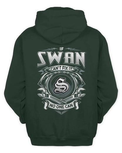 SWAN AP81-K4-626 - Personalized Ahmed Quote Apparel “If Ahmed Can't Fix It, No One Can” - Unisex Hoodie - Forest Green