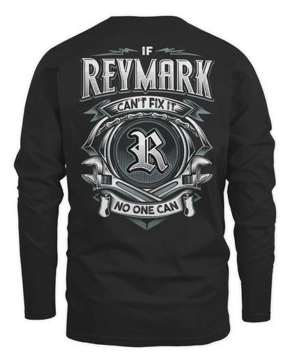 REYMARK AP81-K4-626 - Personalized Ahmed Quote Apparel “If Ahmed Can't Fix It, No One Can” - Men's Long Sleeved T-Shirt - Black