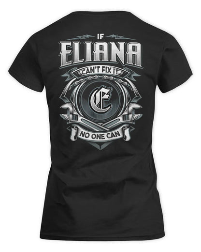 ELIANA AP81-K4-626 - Personalized Ahmed Quote Apparel “If Ahmed Can't Fix It, No One Can” - Women's Standard T-Shirt - Black