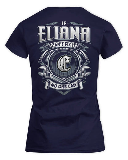 ELIANA AP81-K4-626 - Personalized Ahmed Quote Apparel “If Ahmed Can't Fix It, No One Can” - Women's Standard T-Shirt - Navy