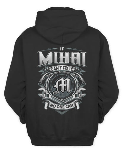 MIHAI AP81-K4-626 - Personalized Ahmed Quote Apparel “If Ahmed Can't Fix It, No One Can” - Unisex Hoodie - Black
