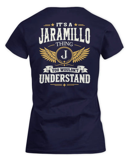 JARAMILLO KT06-M008 It’s a [NAME] Thing – You Wouldn’t Understand | Personalized Vintage T-Shirt - Women's Standard T-Shirt - Navy