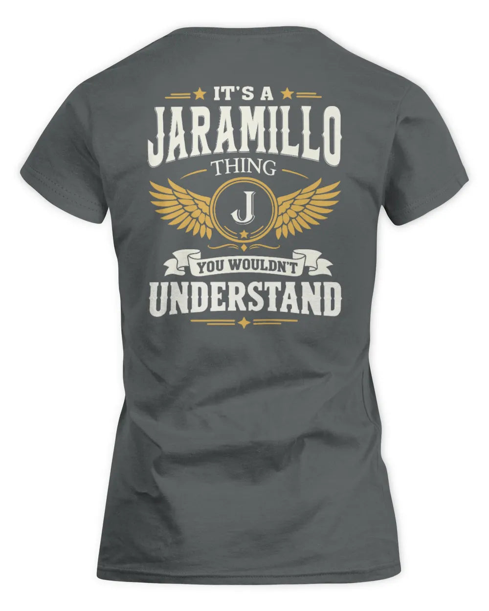 JARAMILLO KT06-M008 It’s a [NAME] Thing – You Wouldn’t Understand | Personalized Vintage T-Shirt - Women's Standard T-Shirt - Charcoal