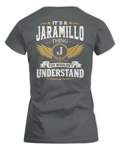 JARAMILLO KT06-M008 It’s a [NAME] Thing – You Wouldn’t Understand | Personalized Vintage T-Shirt - Women's Standard T-Shirt - Charcoal