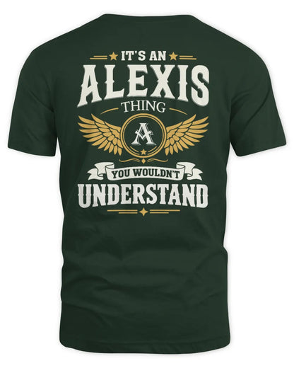 ALEXIS KT06-M008 It’s a [NAME] Thing – You Wouldn’t Understand | Personalized Vintage T-Shirt - Unisex Standard T-Shirt - Forest Green