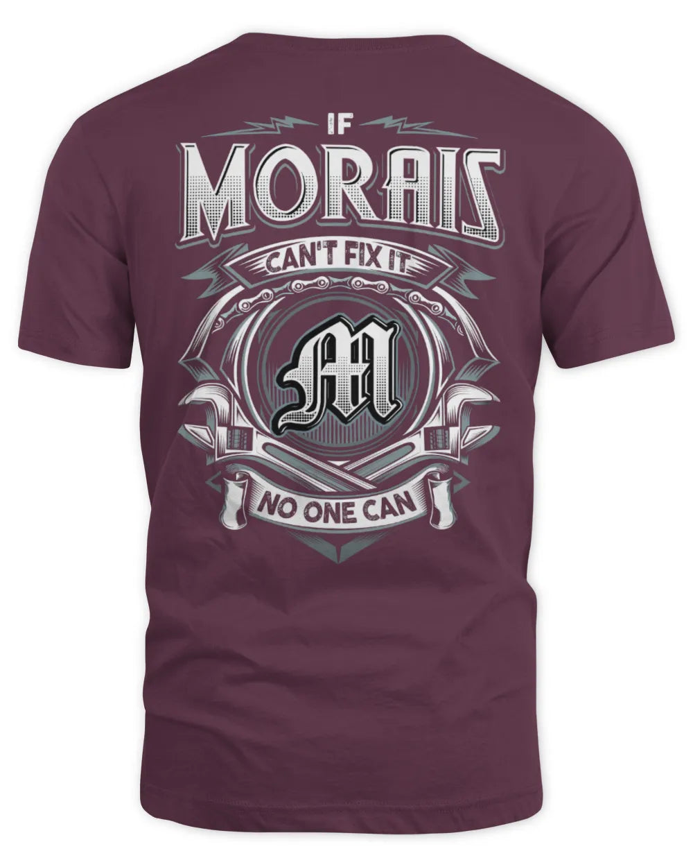 MORAIS AP81-K4-626 - Personalized Ahmed Quote Apparel “If Ahmed Can't Fix It, No One Can” - Unisex Standard T-Shirt - Maroon