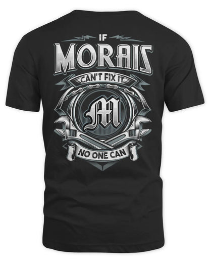 MORAIS AP81-K4-626 - Personalized Ahmed Quote Apparel “If Ahmed Can't Fix It, No One Can” - Unisex Standard T-Shirt - Black