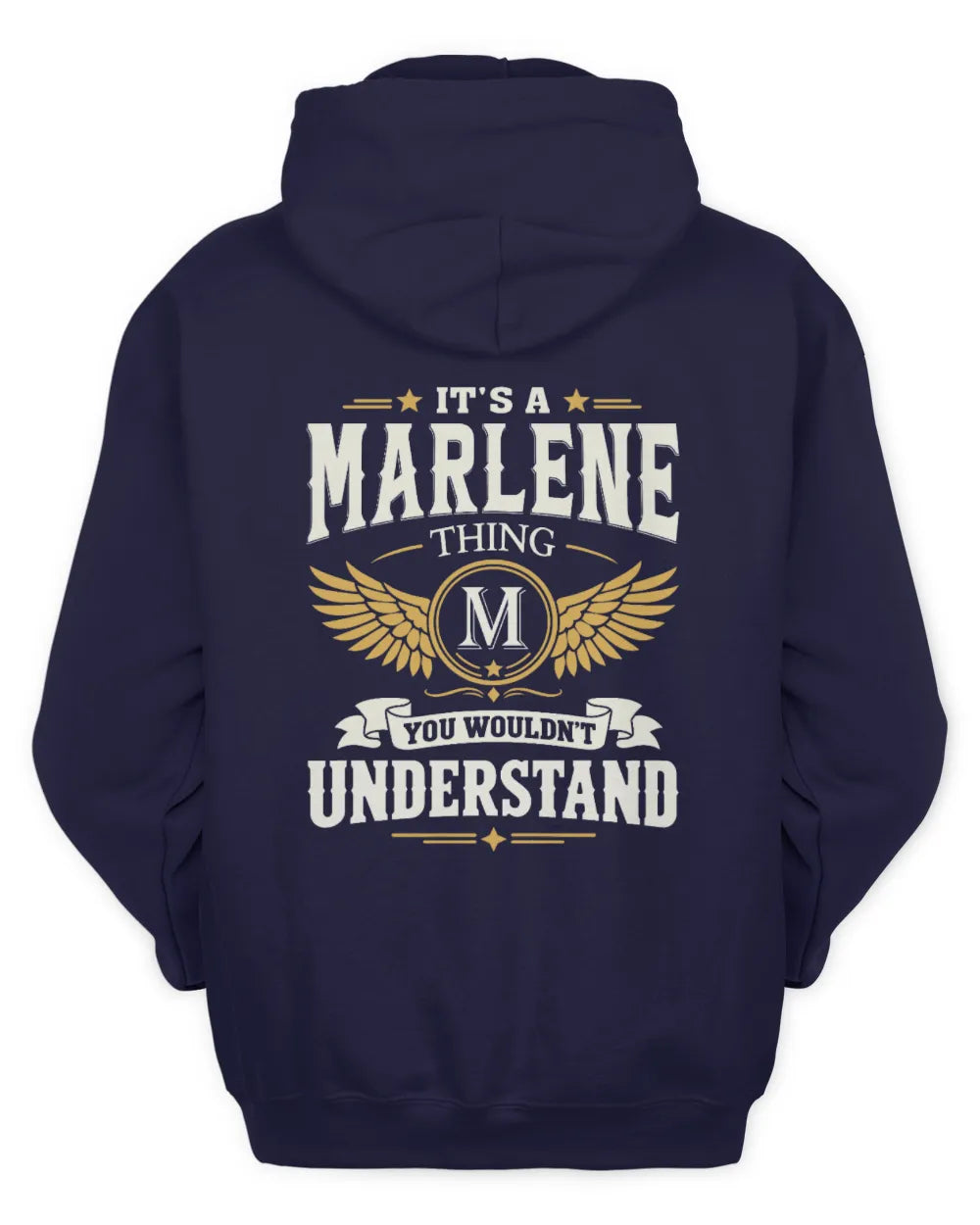 MARLENE KT06-M008 It’s a [NAME] Thing – You Wouldn’t Understand | Personalized Vintage T-Shirt - Unisex Hoodie - Navy