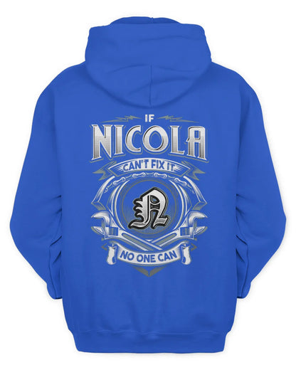 NICOLA AP81-K4-626 - Personalized Ahmed Quote Apparel “If Ahmed Can't Fix It, No One Can” - Unisex Hoodie - Royal