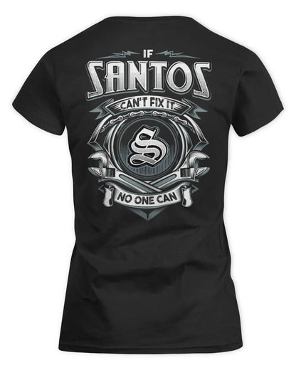 SANTOS AP81-K4-626 - Personalized Ahmed Quote Apparel “If Ahmed Can't Fix It, No One Can” - Women's Standard T-Shirt - Black