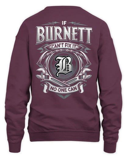 BURNETT AP81-K4-626 - Personalized Ahmed Quote Apparel “If Ahmed Can't Fix It, No One Can” - Unisex Sweatshirt - Maroon