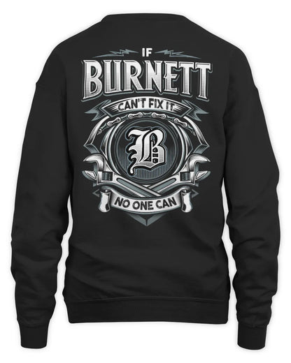 BURNETT AP81-K4-626 - Personalized Ahmed Quote Apparel “If Ahmed Can't Fix It, No One Can” - Unisex Sweatshirt - Black