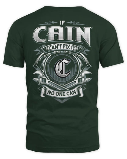 CAIN AP81-K4-626 - Personalized Ahmed Quote Apparel “If Ahmed Can't Fix It, No One Can” - Unisex Standard T-Shirt - Forest Green
