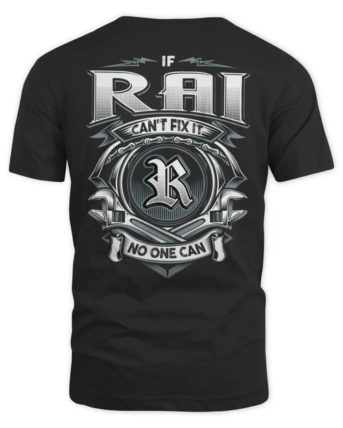 RAI AP81-K4-626 - Personalized Ahmed Quote Apparel “If Ahmed Can't Fix It, No One Can” - Unisex Standard T-Shirt - Black