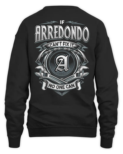ARREDONDO AP81-K4-626 - Personalized Ahmed Quote Apparel “If Ahmed Can't Fix It, No One Can” - Unisex Sweatshirt - Black
