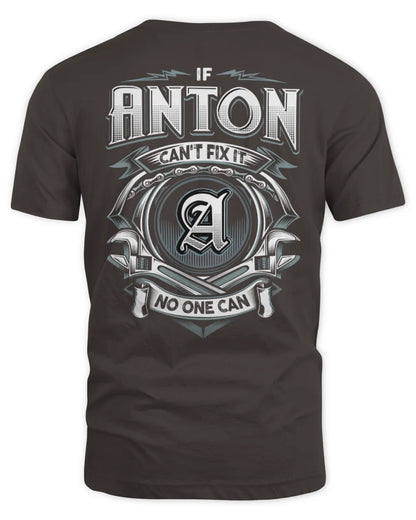 ANTON AP81-K4-626 - Personalized Ahmed Quote Apparel “If Ahmed Can't Fix It, No One Can” - Unisex Standard T-Shirt - Dark Chocolate