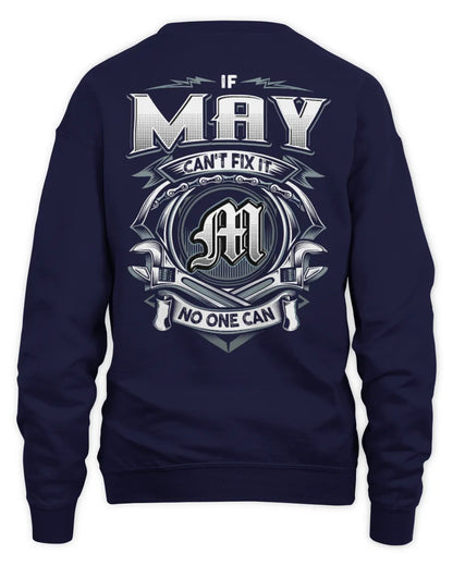 MAY AP81-K4-626 - Personalized Ahmed Quote Apparel “If Ahmed Can't Fix It, No One Can” - Unisex Sweatshirt - Navy