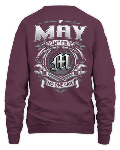 MAY AP81-K4-626 - Personalized Ahmed Quote Apparel “If Ahmed Can't Fix It, No One Can” - Unisex Sweatshirt - Maroon