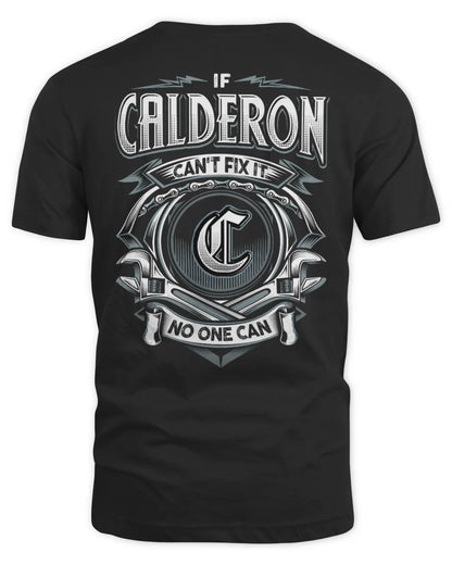 CALDERON AP81-K4-626 - Personalized Ahmed Quote Apparel “If Ahmed Can't Fix It, No One Can” - Unisex Standard T-Shirt - Black