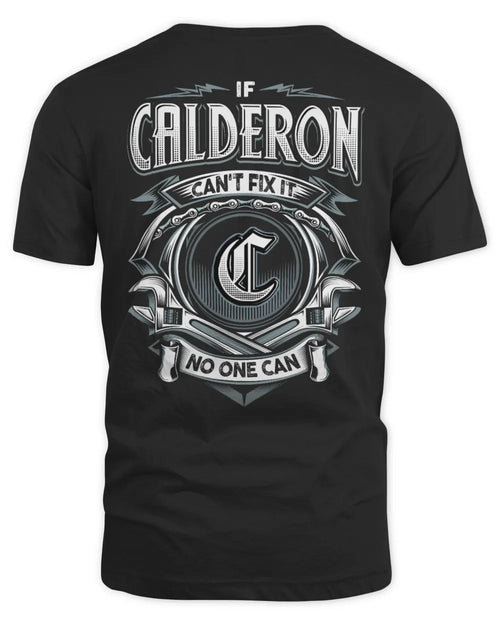 CALDERON AP81-K4-626 - Personalized Ahmed Quote Apparel “If Ahmed Can't Fix It, No One Can” - Unisex Standard T-Shirt - Black