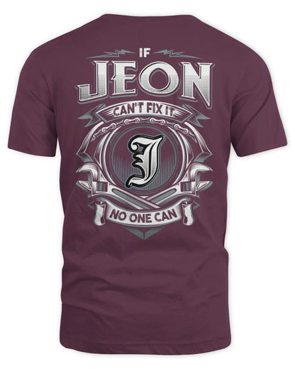 JEON AP81-K4-626 - Personalized Ahmed Quote Apparel “If Ahmed Can't Fix It, No One Can” - Unisex Standard T-Shirt - Maroon