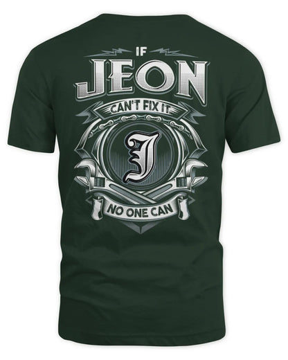 JEON AP81-K4-626 - Personalized Ahmed Quote Apparel “If Ahmed Can't Fix It, No One Can” - Unisex Standard T-Shirt - Forest Green