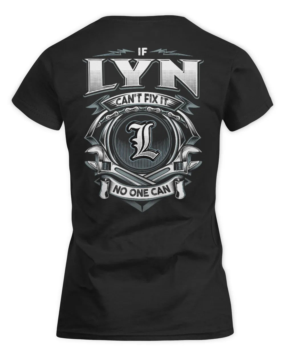 LYN AP81-K4-626 - Personalized Ahmed Quote Apparel “If Ahmed Can't Fix It, No One Can” - Women's Standard T-Shirt - Black