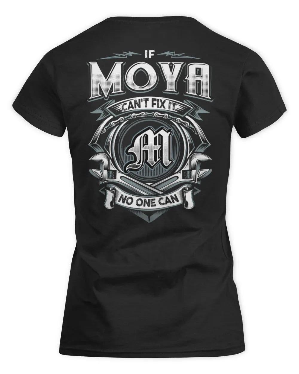 MOYA AP81-K4-626 - Personalized Ahmed Quote Apparel “If Ahmed Can't Fix It, No One Can” - Women's Standard T-Shirt - Black