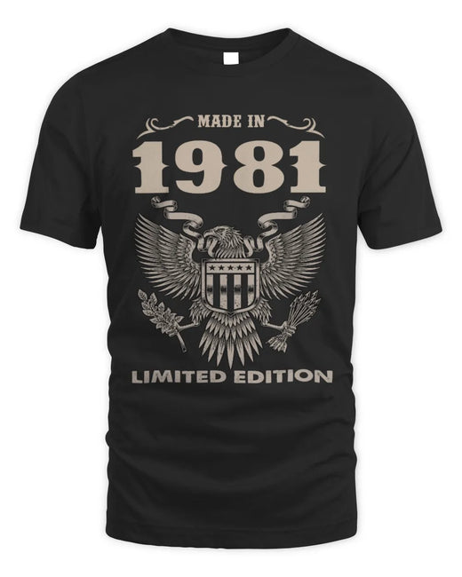 1981 TH04-K2 – Classic Birth Year Limited Edition T-Shirt
