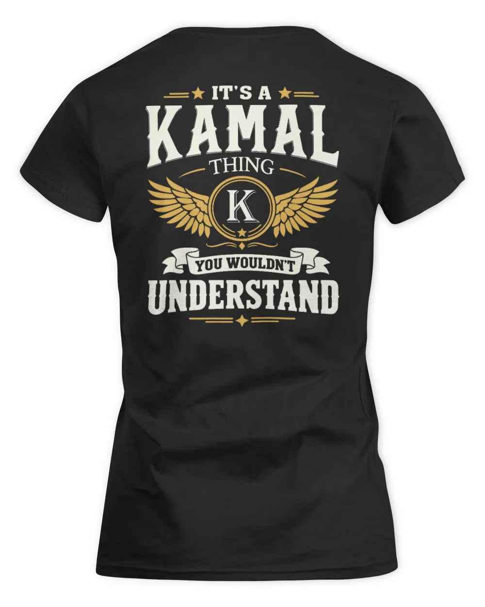 KAMAL KT06-M008 It’s a [NAME] Thing – You Wouldn’t Understand | Personalized Vintage T-Shirt - Women's Standard T-Shirt - Black