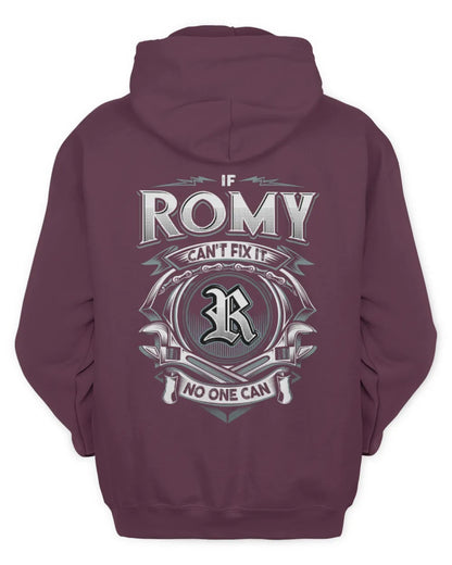 ROMY AP81-K4-626 - Personalized Ahmed Quote Apparel “If Ahmed Can't Fix It, No One Can” - Unisex Hoodie - Maroon