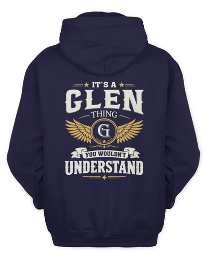 GLEN KT06-M008 It’s a [NAME] Thing – You Wouldn’t Understand | Personalized Vintage T-Shirt - Unisex Hoodie - Navy