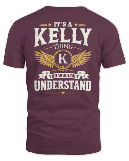 KELLY KT06-M008 It’s a [NAME] Thing – You Wouldn’t Understand | Personalized Vintage T-Shirt - Unisex Standard T-Shirt - Maroon
