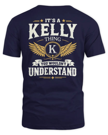 KELLY KT06-M008 It’s a [NAME] Thing – You Wouldn’t Understand | Personalized Vintage T-Shirt - Unisex Standard T-Shirt - Navy