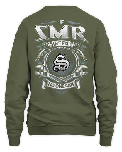 SMR AP81-K4-626 - Personalized Ahmed Quote Apparel “If Ahmed Can't Fix It, No One Can” - Unisex Sweatshirt - Military Green