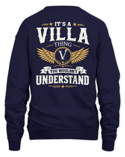 VILLA KT06-M008 It’s a [NAME] Thing – You Wouldn’t Understand | Personalized Vintage T-Shirt - Unisex Sweatshirt - Navy