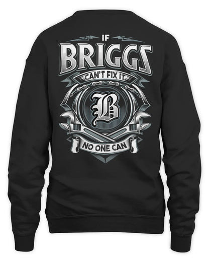 BRIGGS AP81-K4-626 - Personalized Ahmed Quote Apparel “If Ahmed Can't Fix It, No One Can” - Unisex Sweatshirt - Black
