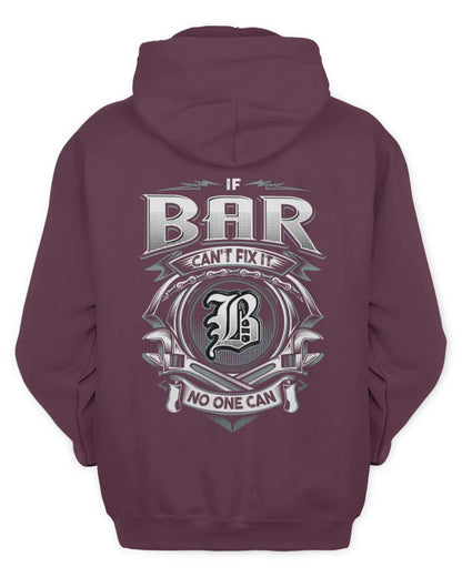 BAR AP81-K4-626 - Personalized Ahmed Quote Apparel “If Ahmed Can't Fix It, No One Can” - Unisex Hoodie - Maroon