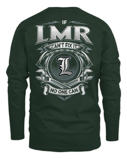 LMR AP81-K4-626 - Personalized Ahmed Quote Apparel “If Ahmed Can't Fix It, No One Can” - Men's Long Sleeved T-Shirt - Forest Green
