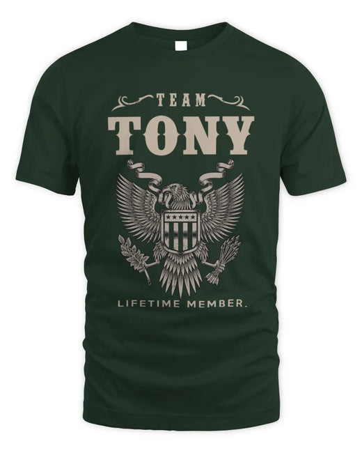 TONY TP06-K82 – Personalized Classic Style Apparel “Team NAME Lifetime Member”