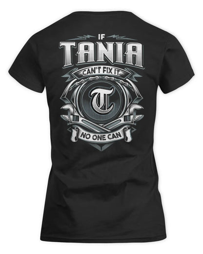 TANIA AP81-K4-626 - Personalized Ahmed Quote Apparel “If Ahmed Can't Fix It, No One Can” - Women's Standard T-Shirt - Black