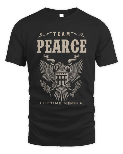 PEARCE TP06-K82 – Personalized Classic Style Apparel “Team NAME Lifetime Member”