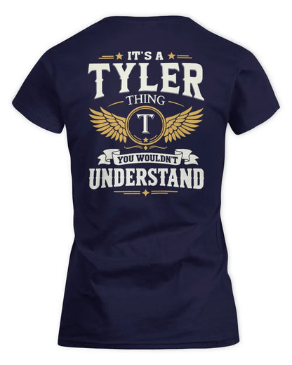 TYLER KT06-M008 It’s a [NAME] Thing – You Wouldn’t Understand | Personalized Vintage T-Shirt - Women's Standard T-Shirt - Navy