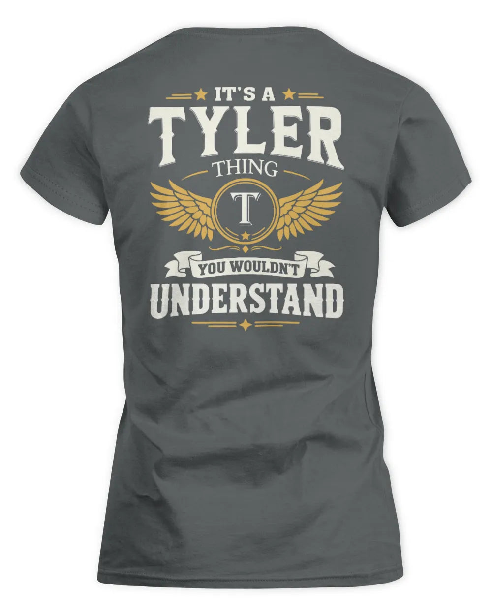 TYLER KT06-M008 It’s a [NAME] Thing – You Wouldn’t Understand | Personalized Vintage T-Shirt - Women's Standard T-Shirt - Charcoal