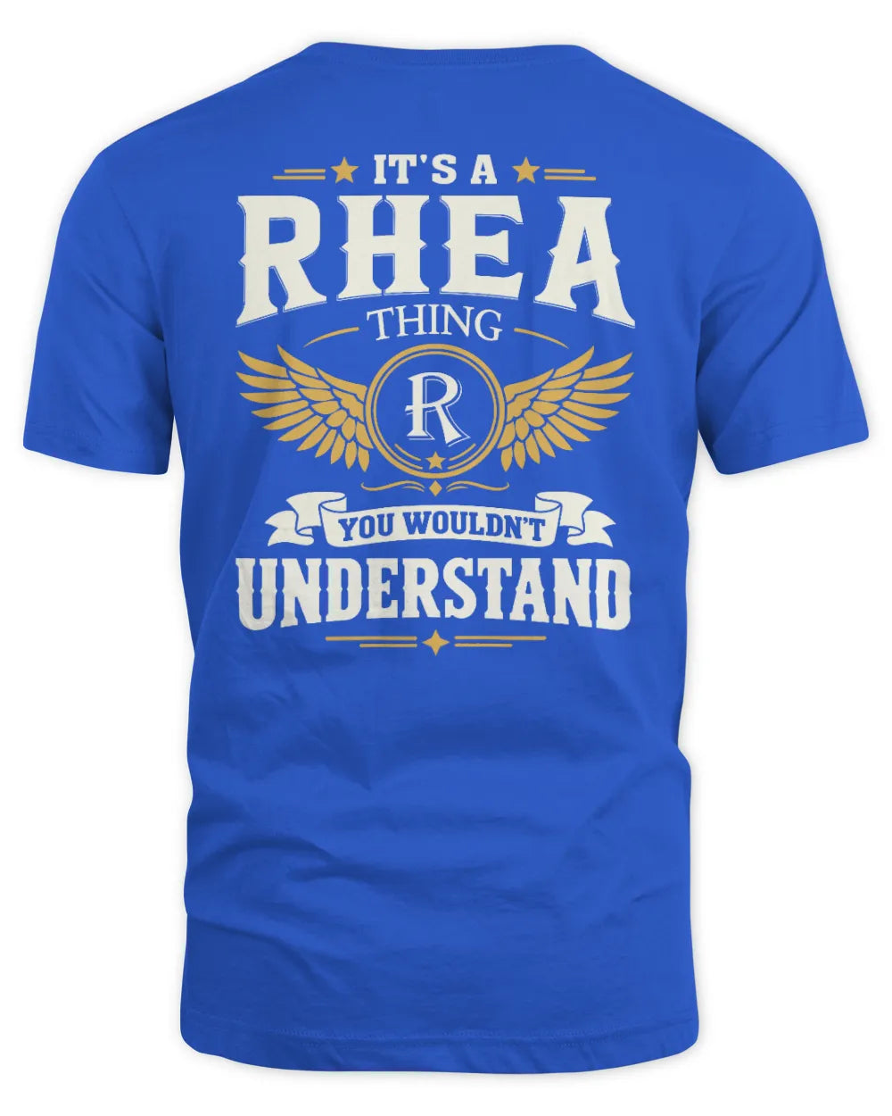 RHEA KT06-M008 It’s a [NAME] Thing – You Wouldn’t Understand | Personalized Vintage T-Shirt - Unisex Standard T-Shirt - Royal